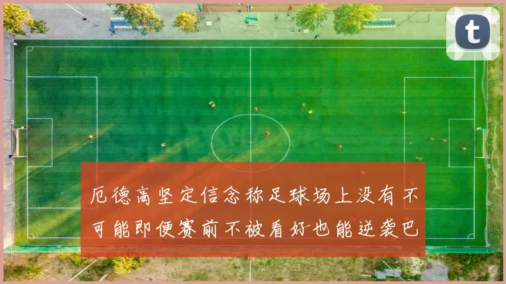 厄德高坚定信念称足球场上没有不可能即便赛前不被看好也能逆袭巴西